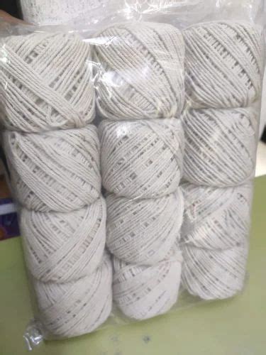 White Cotton Thread 9Pc For Textile Industry Packaging Type Packet