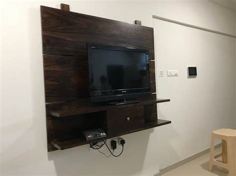 Bluewud Primax Grande Engineering Wood Wall Mount Tv Entertainment Unit