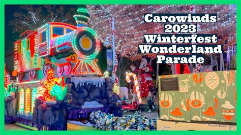 Carowinds Winterfest Wonderland Parade K Youtube