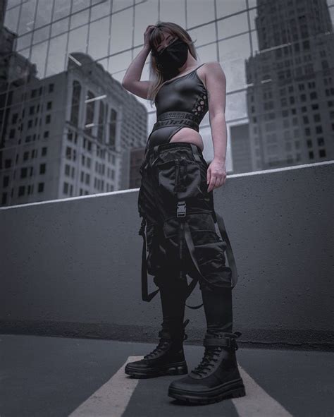 Techwear Female Techwear Techwear Girl Pure Clothing Futuristic