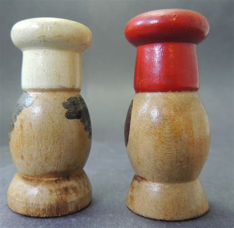 Handmade Wooden Salt and Pepper Shakers | Collectors Weekly