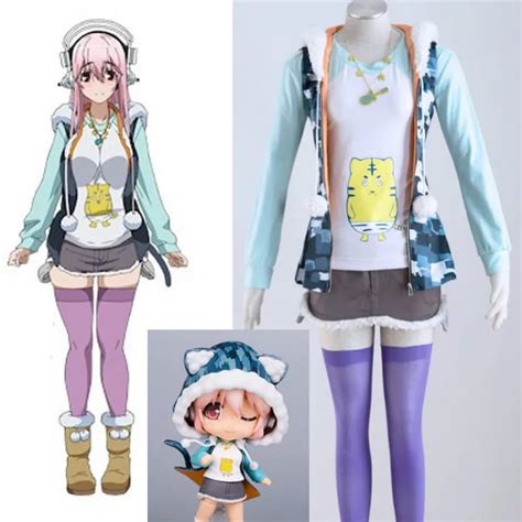 Cos Supersonico Cosplay Costume Nitro Tankini Bikini Swimsuit Cos