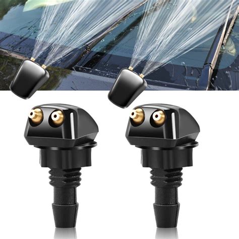 Hys X Car Front Windshield Washer Wiper Nozzle Sprayer For Nissan