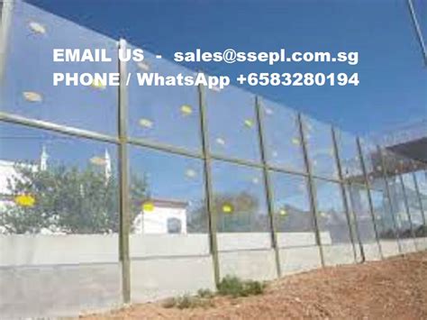 Clear Acrylic Fence Singapore Specialized Engineering Pte Ltd