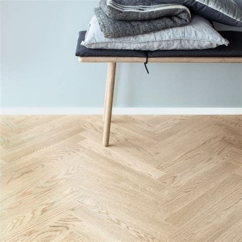 Boen Prestige Herringbone Oak White Nature Engineered Parquet Matt Lacquer Hamiltons Doors And