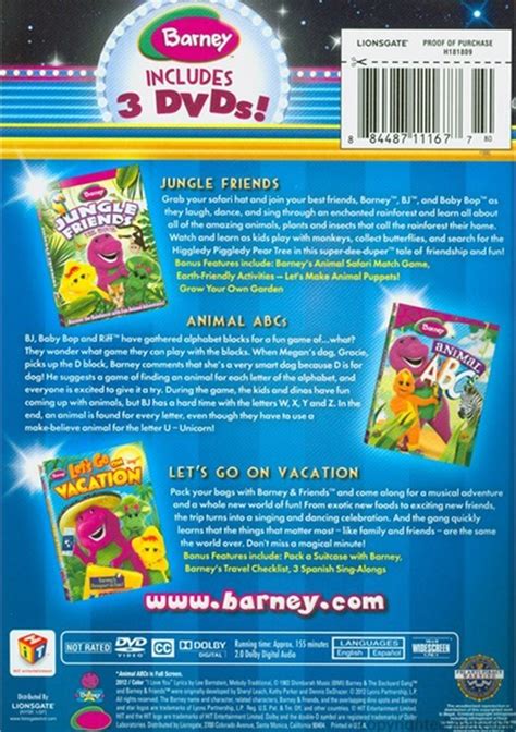 Barney Dvd Pack Empire