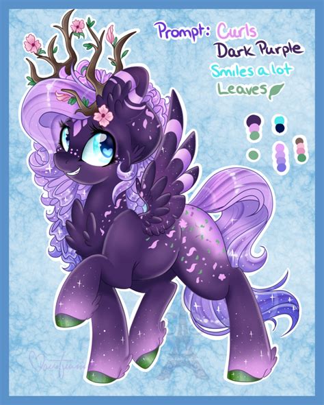 1121233 Safe Artist Pvrii Oc Oc Only Pegasus Pony Antlers