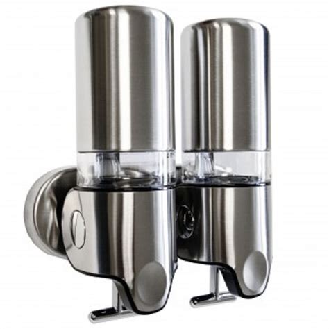 Stainless Steel Lockable Shower Soap Dispensers Washroom