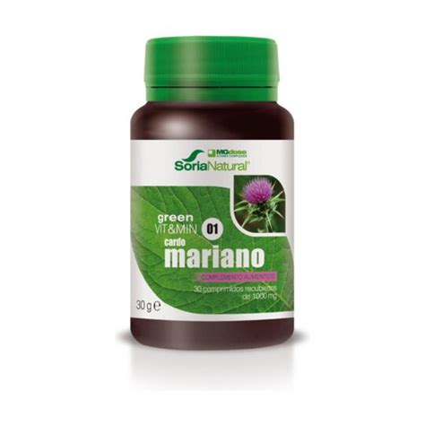 Soria Natural Green Vit min 01 Chardon marie 30 Comprimés à Prix