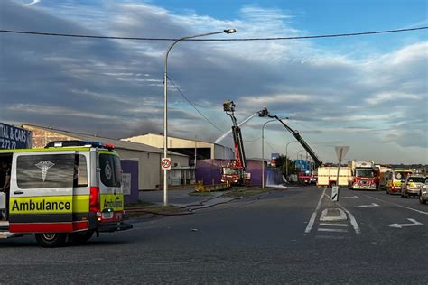 Multiple Crews Bring Major Industrial Fire Under Control At Rocklea In