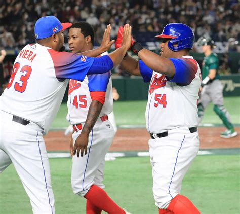 Wbc準々決勝＜キューバ・オーストラリア＞ 5回、ギベルトが2点適時打を放つ（撮影・篠原岳夫） ― スポニチ Sponichi Annex 野球