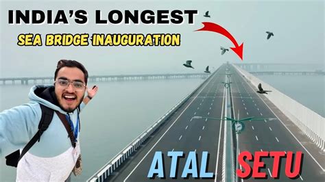 Exclusive Inauguration Video Of Indias Longest Sea Bridge Atal Setu