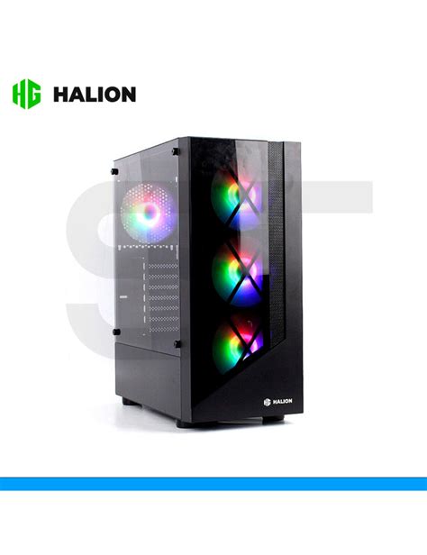 CASE HALION DRAGON CR15 C FUENTE 500W 4FAN RGB VIDRIO TEMPLADO