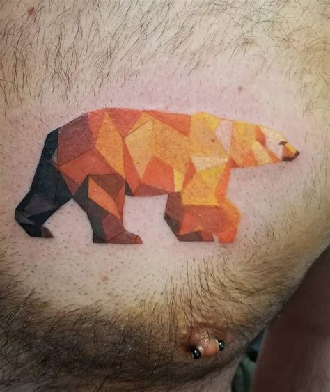 Geometric Bear Tattoos A Visual Guide