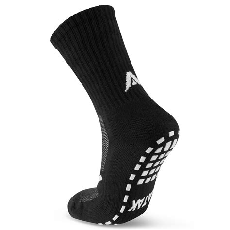 Atak Shox Mid Leg Grip Socks Black Atak Sports Gb