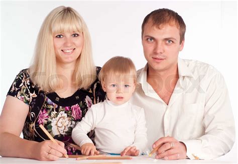 S D Familie Tegning Stock Foto Colourbox