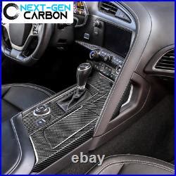 Chevy Corvette C Glossy Real Carbon Fiber Center Console