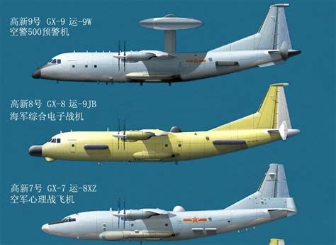 Y 8 Y 9 Aircraft Have 19 Different Versions Of Special Purposes Errymath