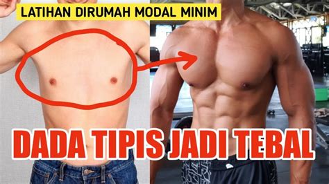 Melatih Dada Tipis Jadi Tebal And Bidang Latihan Dirumah Youtube