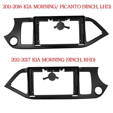 Din Car Radio Fascia For Kia Picanto Morning Stereo Dash Kit Fit