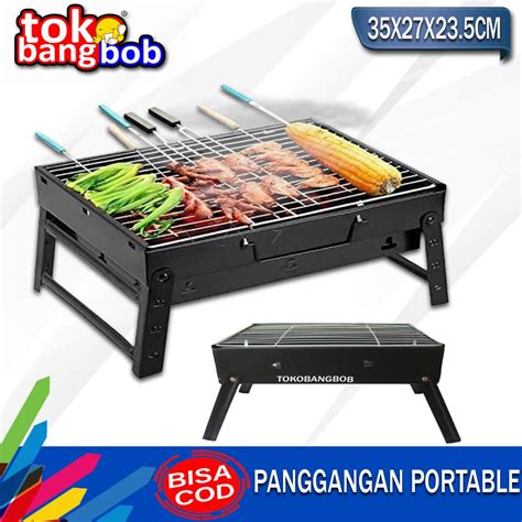 Jual Cod Alat Panggang Barbeque Grill Portable Roekre Panggangan