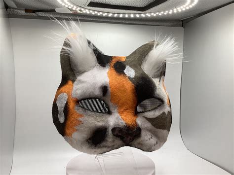 Calico Cat Therianquadrobics Mask Etsy