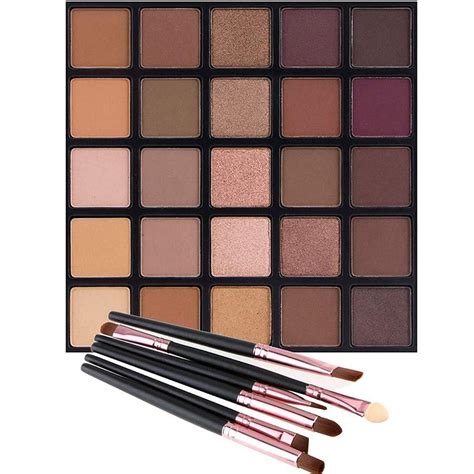 Paleta De Sombras Fosco E Shimmer Vodisa 25 Smoky Warm Color Eye