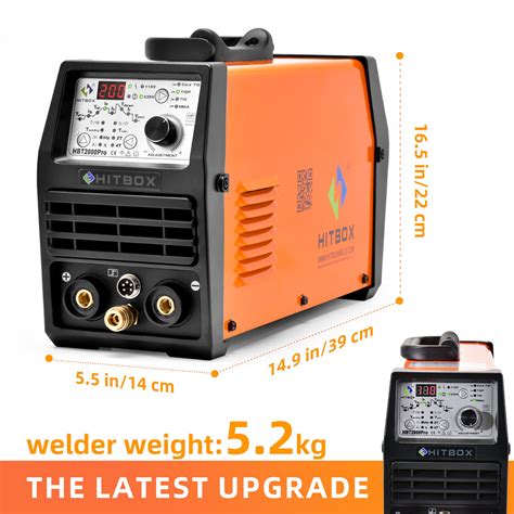 200a Cold Pulse Tig Welder 110v 220v Arc Mma Hf Tig Digital Igbt