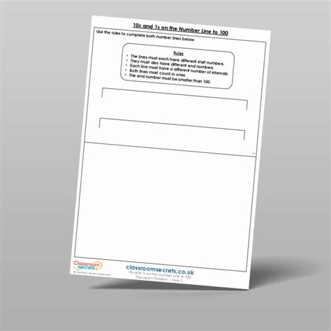 10s On The Number Line To 100 Reasoning And Problem Solving Resource