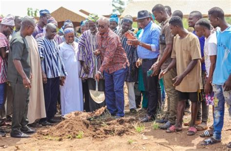 Ghana Gas Cuts Sod For Construction Of Multi Purpose Community Center
