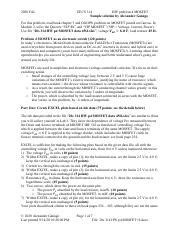 20c 314 HW P4 MOSFET S Pdf 2020 Fall EECS 314 HW Problem 4 MOSFET