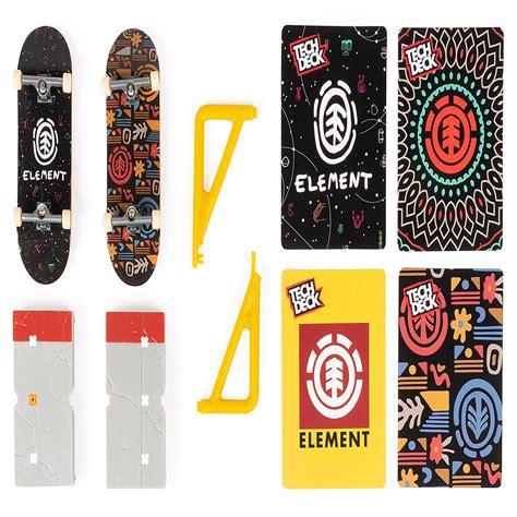 Compre Kit Skate De Dedo Obst Culo Element Tech Deck Aqui Na