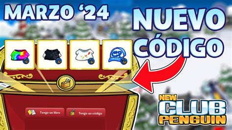 ¡nuevo CÓdigo Disponible En New Club Penguin 4 Artículos Marzo 2024 👕🧢 Youtube