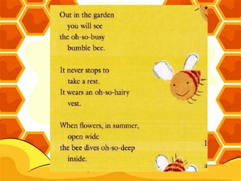 About The Poem• The Poem Is About What You Can See Ifyou Watched A Bee