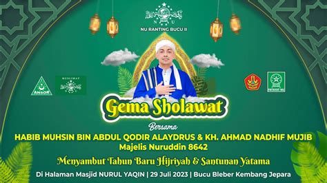 Live Gema Sholawat Menyambut Tahun Baru Hijriyah Santunan Yatama