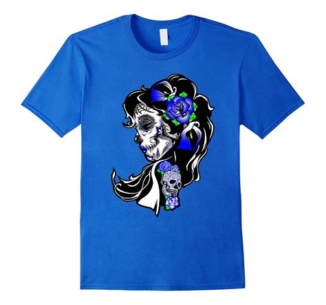 Day Of The Dead Sugar Skull T Shirt Vaci Vaciuk