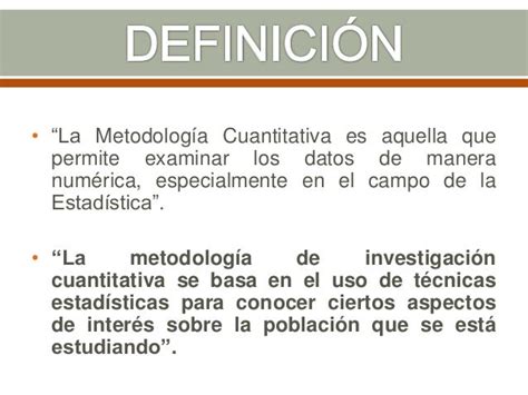 Investigación Cuantitativa Exposición