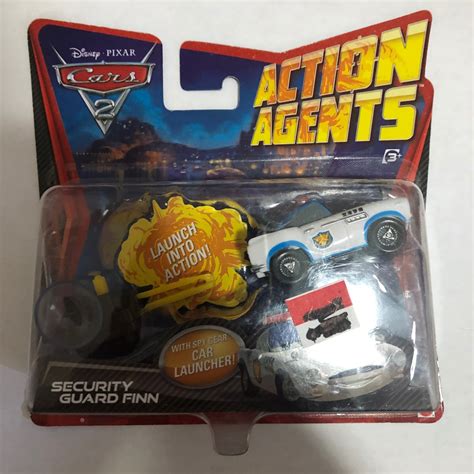 Disney Pixar Cars Action Agents Security Guard Finn Action Figures