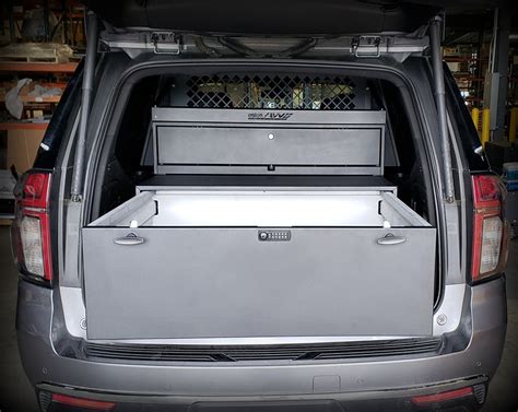 SUV Large Storage Box with Fence Package and SUV Weapon Locker 2.0 ...