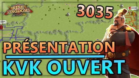 LE KVK DU 3035 EST ENFIN OUVERT DÉBRIEF ET DÉBUT RISE OF KINGDOMS