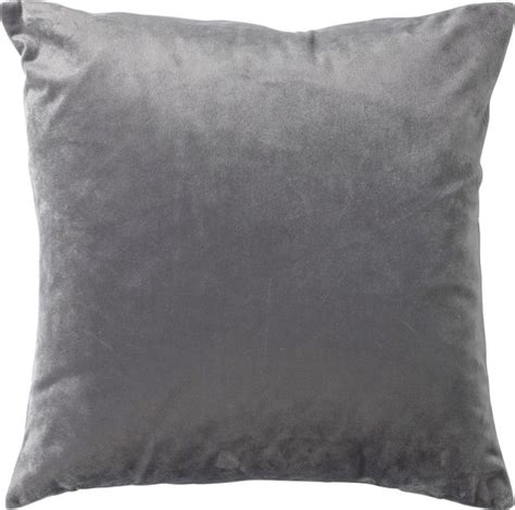 Dutch Decor Philly Sierkussen Velvet Charcoal Grey X Cm Grijs