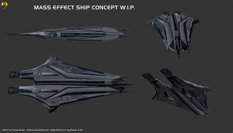 Mass Effect Ship Concept by Euderion on DeviantArt