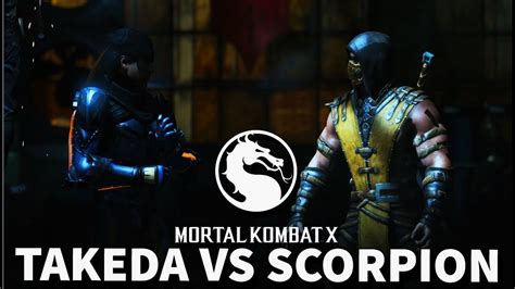 MORTAL KOMBAT X TAKEDA VS SCORPION ft Alemão YouTube