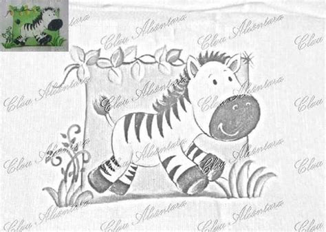 Safari Zebra Pintura Em Fraldas Riscos Para Pintura Desenhos De