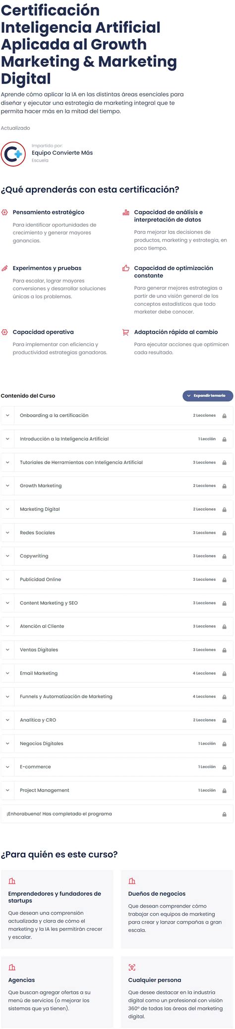 Certificaci N Inteligencia Artificial Aplicada Al Growth Marketing