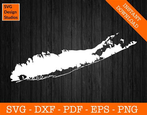 Long Island SVG, Long Island Outline Svg, New York Svg, Long Island Map Svg, Vector, Digital ...