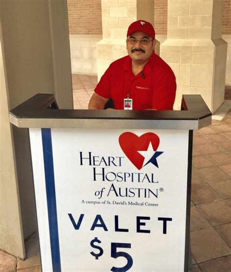 Deluxe Valet Podium at Health heart Hospital - The Valet Spot