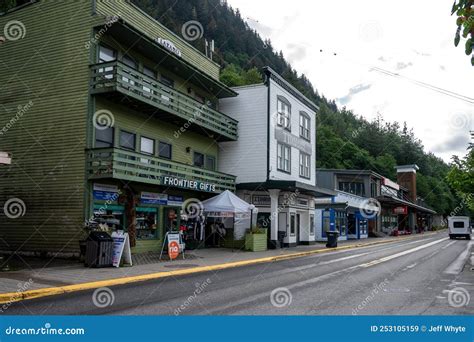 Central Juneau Alaska Is Home To Many Tourist Shops Restaurants And