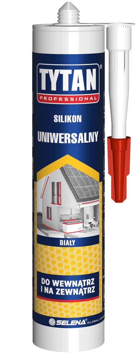 Silikon Uniwersalny Tytan Professional 280 ml Biały Elastyczny