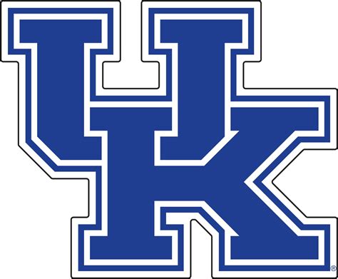 University Of Kentucky UK Logo Decal Sticker [Blue - 18"] > Product ...